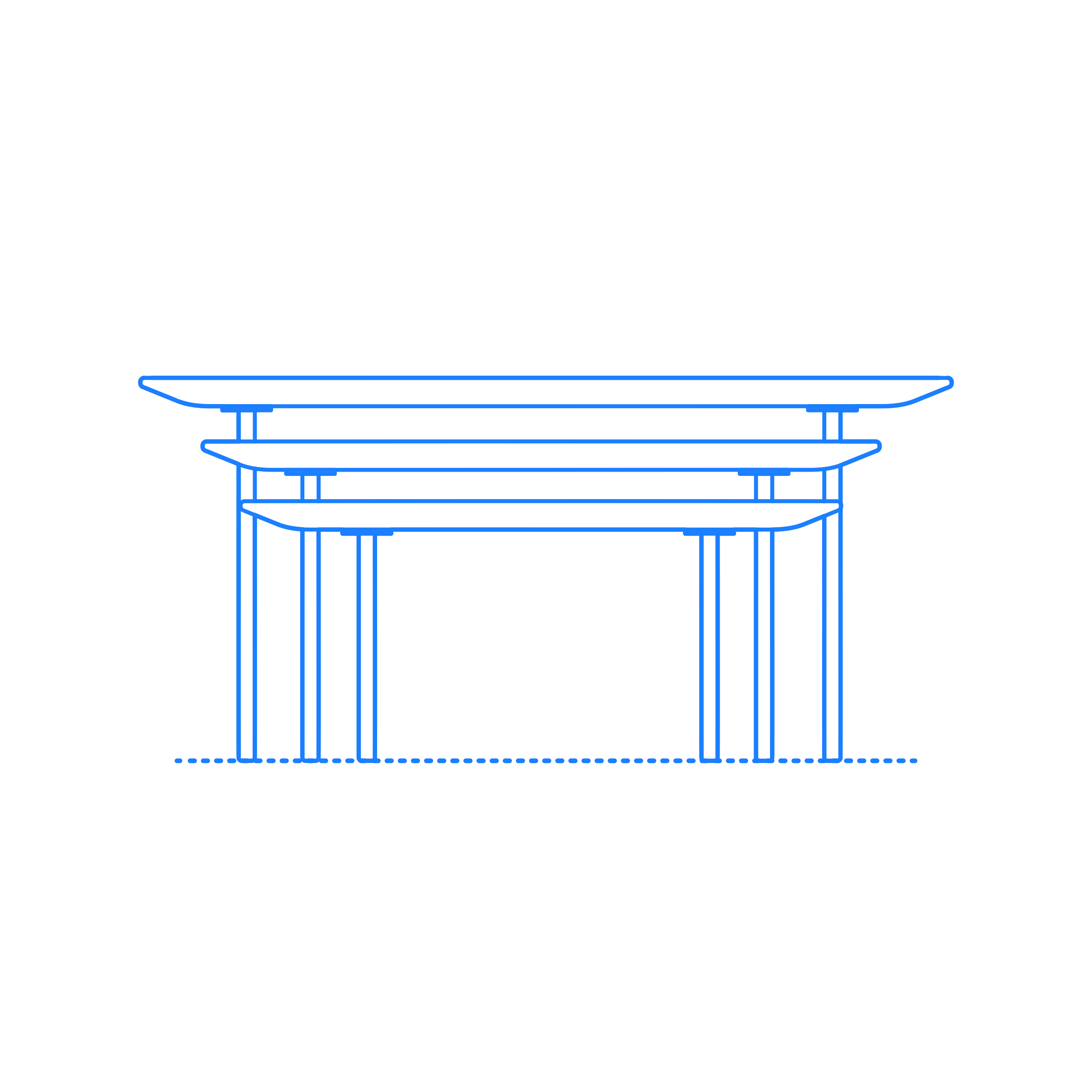 Furniture Coffee Tables Eclipse Nesting Tables Outline Svg File Free Vectors